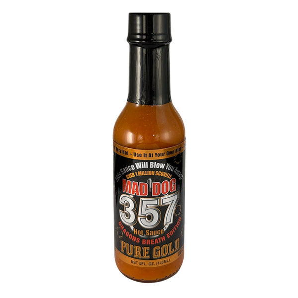 Mad Dog 357 Pure Gold Hot Sauce - 12/5oz