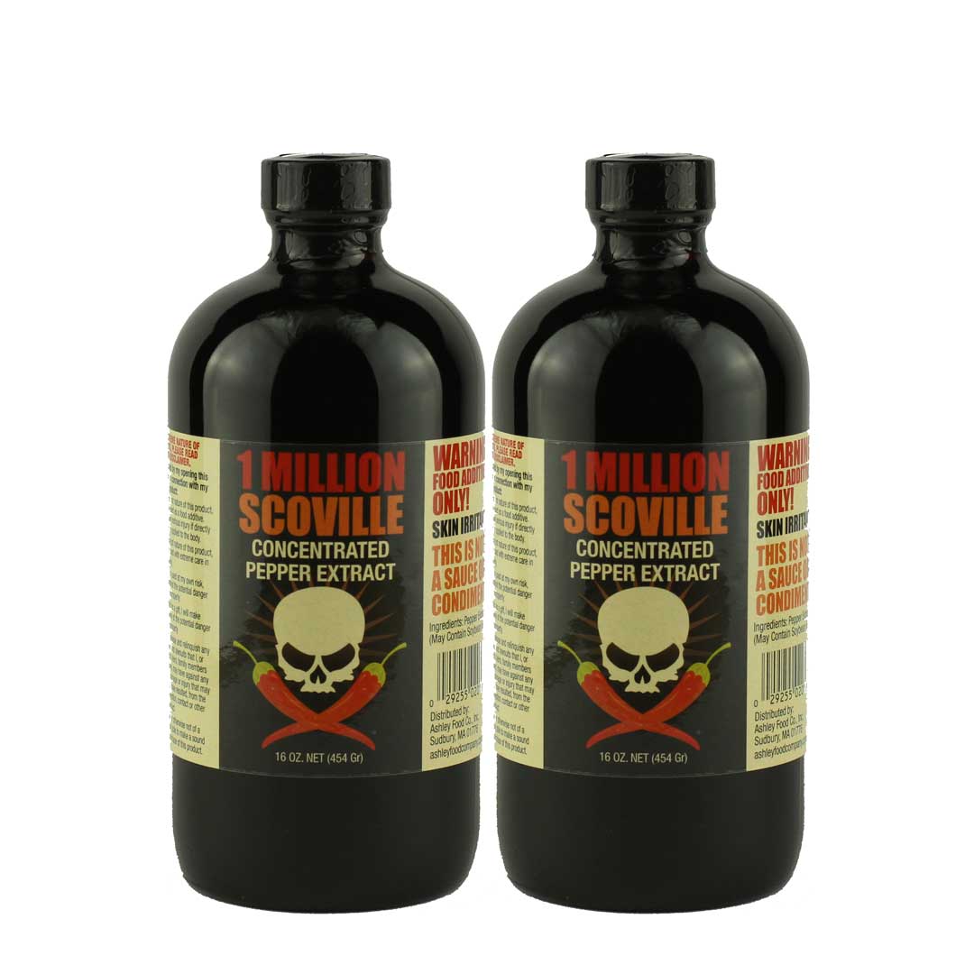 1 Million Scoville Pepper Extract 16oz - 2 Bottle Pack