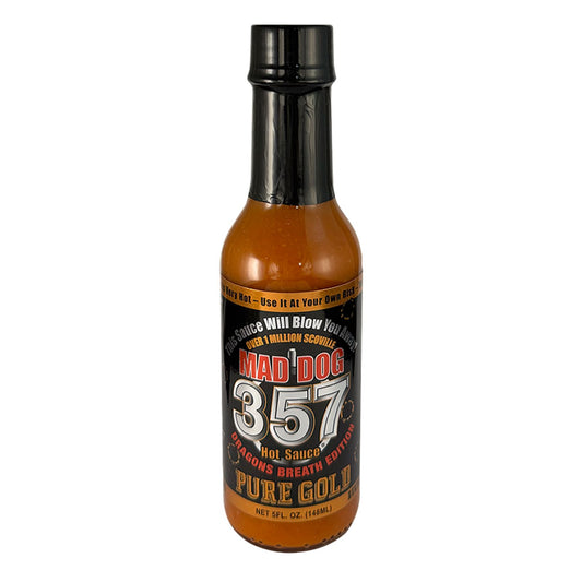 Mad Dog 357 Pure Gold Hot Sauce - 12/5oz