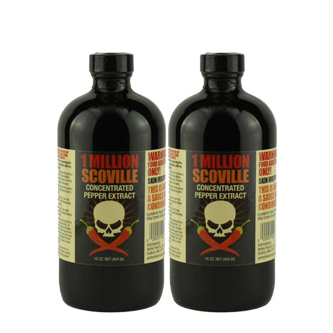 1 Million Scoville Pepper Extract 16oz - 2 Bottle Pack