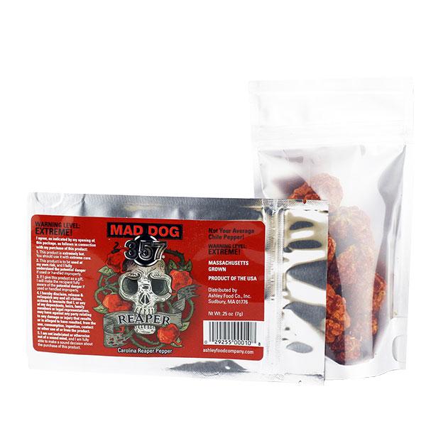 Mad Dog 357 Carolina Reaper Pepper Pods 6/7g packs