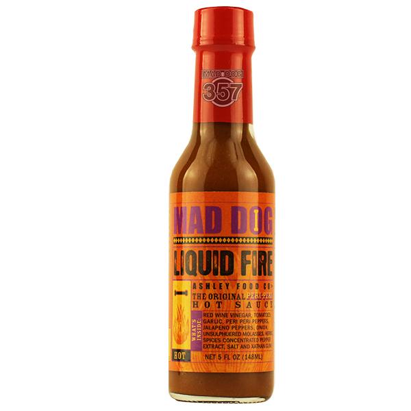 Mad Dog Liquid Fire Hot Sauce 12/5oz